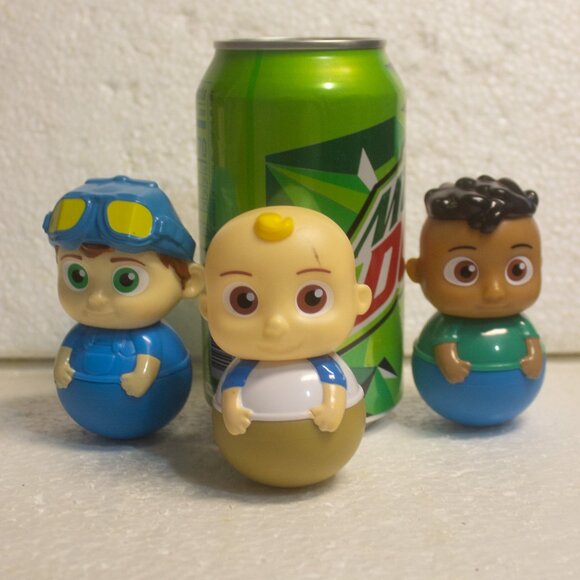 Lot of 3 CoCo melon Weebles Preowned Condition - Picture 6 of 6